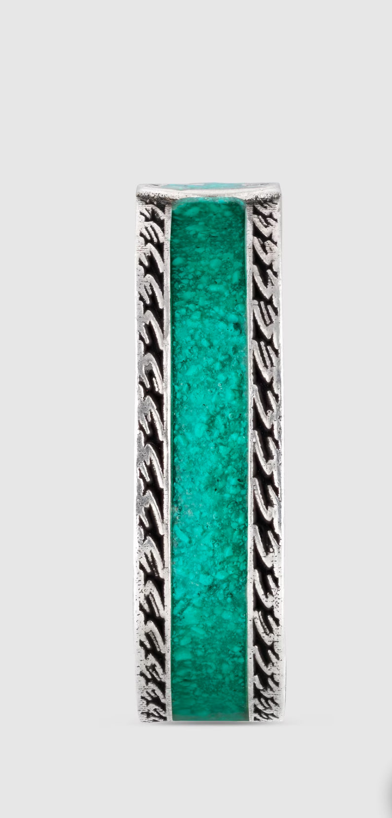 Gucci Turquoise Enamel Interlocking Ring